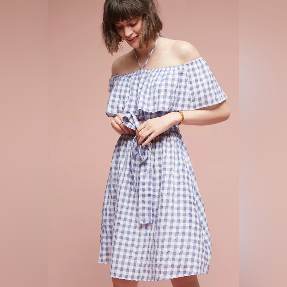 Kinsey Off the Shoulder Dress - Anthropologie - 11 Tylho